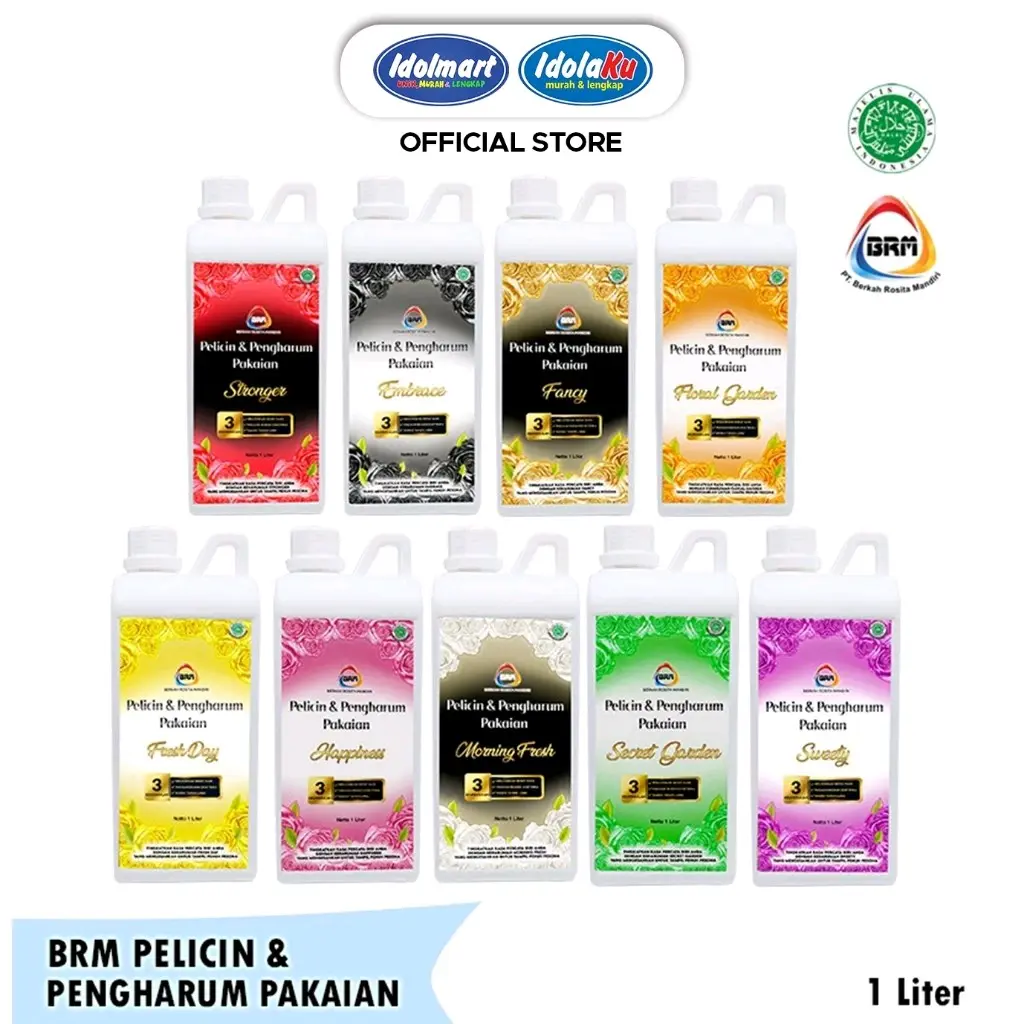 BRM PEWANGI LAUNDRY PELICIN DAN PENGHARUM PAKAIAN 1000ml