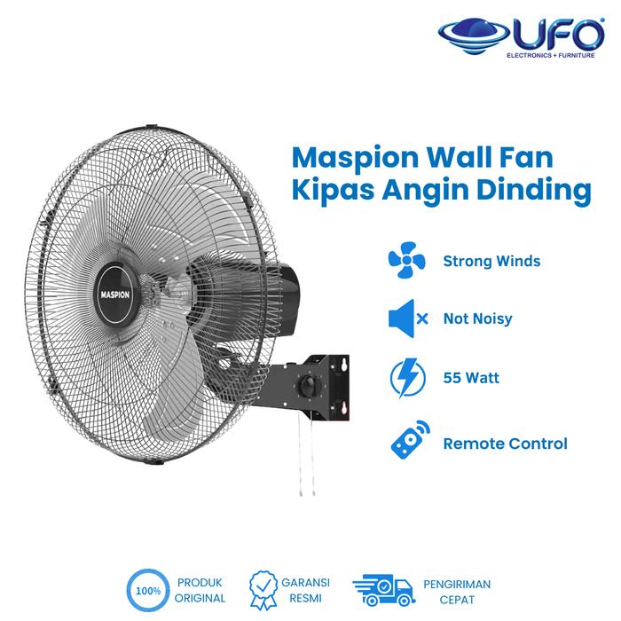 Gambar Kipas Dinding Maspion 18 Inch – Motor Tembaga, Angin Kencang PW456W - Warna dari UFO Elektronika Kota Surabaya Tokopedia