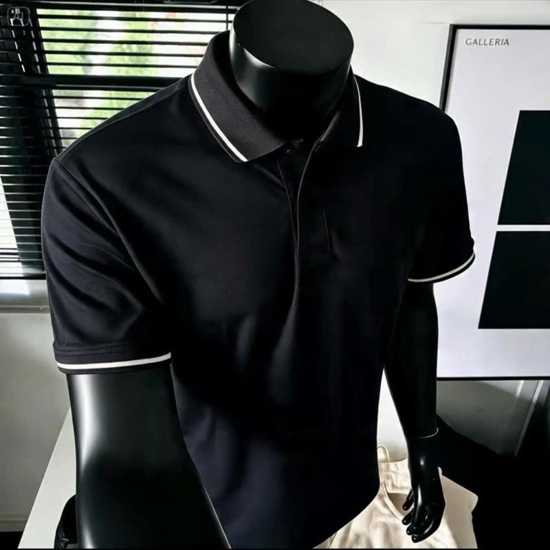Taka Fashion Áo Polo Nam Trơn Vải Thun Thiết Kế Độc Đáo Phong Cách Hiện Đại Cho Nam Giới