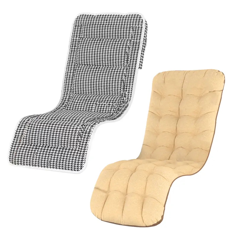 KIOOK Đệm Ghế Xếp Thư Giãn Đệm Răng Cưa/ Thảm Cừu/ Phỏng Da Cừu 2
