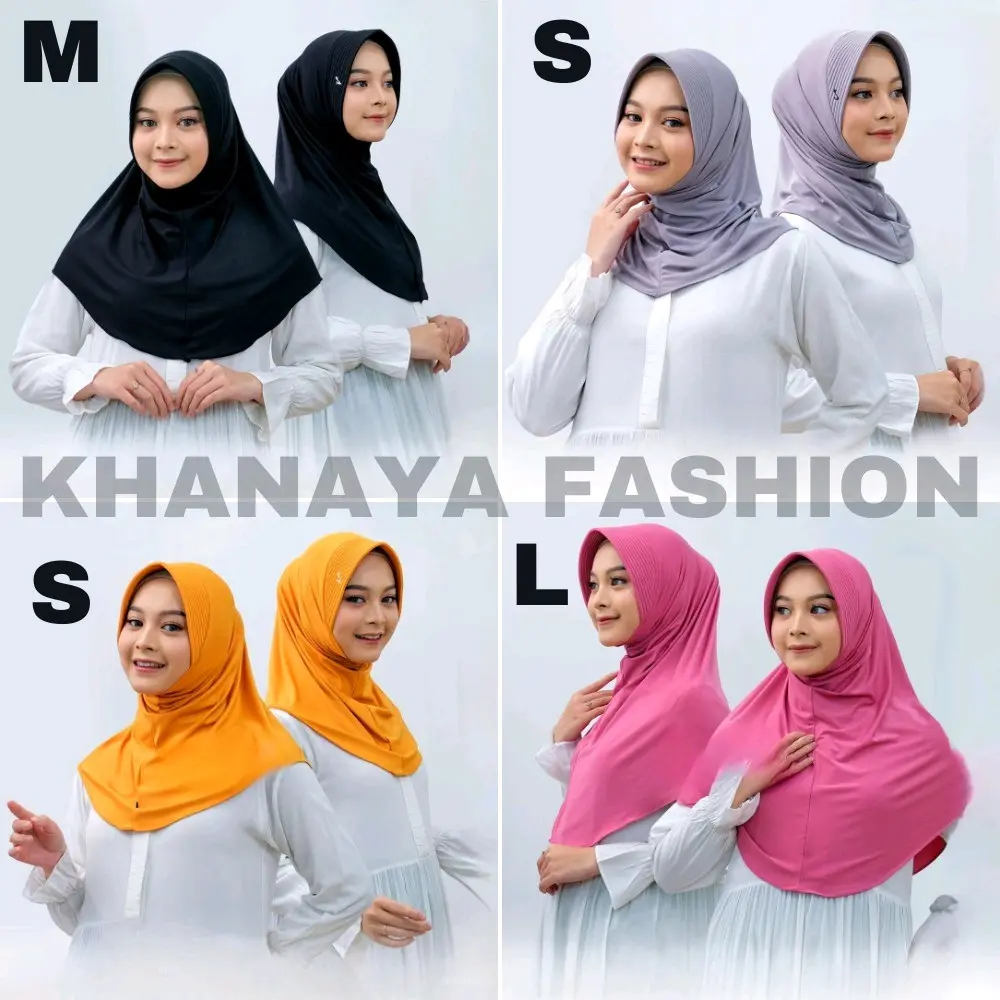 Hijab Bergo Jersey Premium Kerudung Instan Jesy Kekinian Terbaru