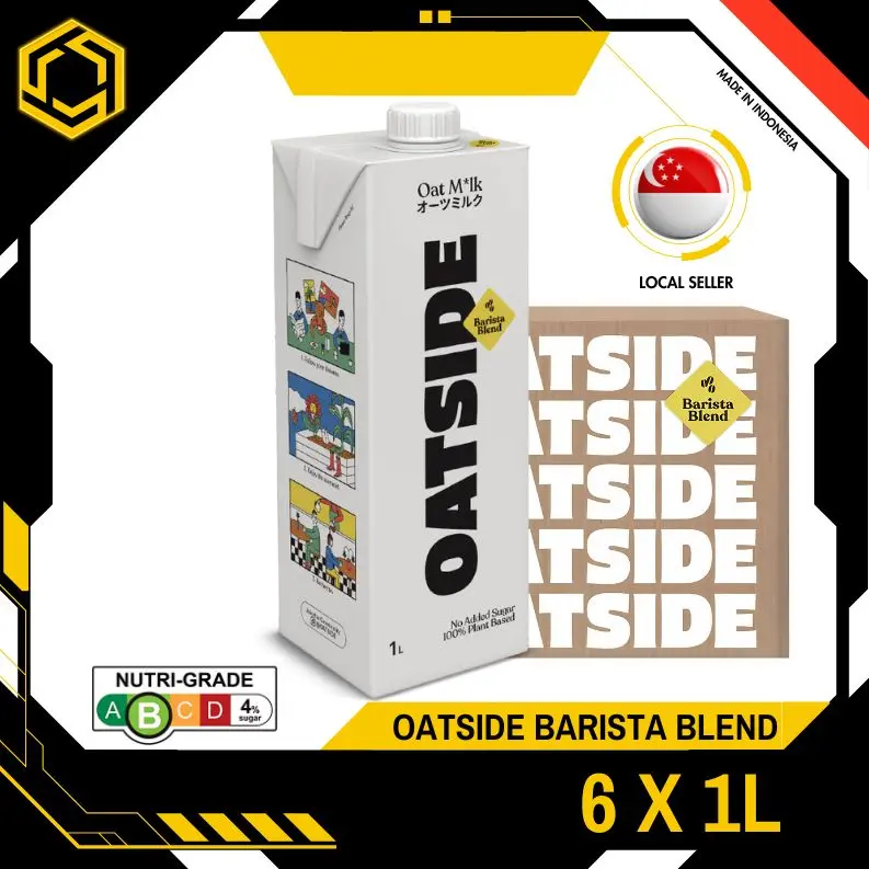 OATSIDE Barista Edition Oat Milk 1L X 6 (TETRA)   (New Stock)