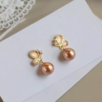 Gambar Puer acc Anting Kupu Kupu Wanita Warna Champagne Batu Mata Kucing Model Baru Hadiah Lebaran J1506 - gold dari Puer Acc ID Kota Administrasi Jakarta Utara 3 Tokopedia