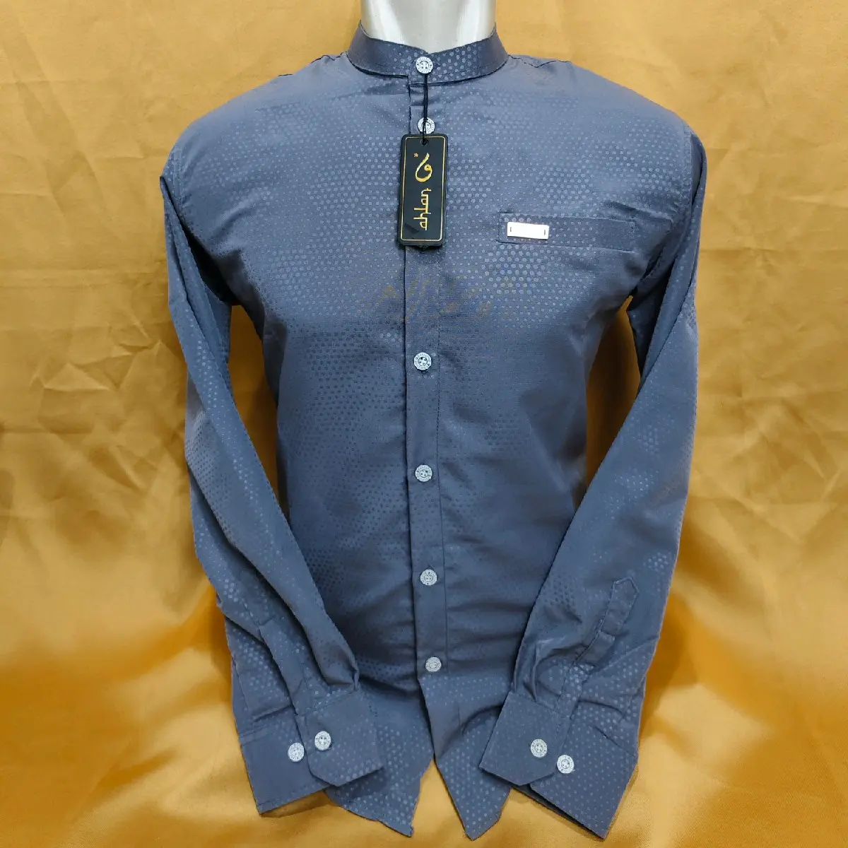 kemko ahlan kemko sultan series abu muda bisa COD best seller Baju Formal Kancing Koko Manset Mewah Nyaman Samping Panjang Pria Variasi Lembut Kerah Embos