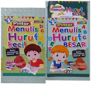Buku Pintar Menulis Huruf Besar dan Huruf Kecil untuk Anak Anak - PAH