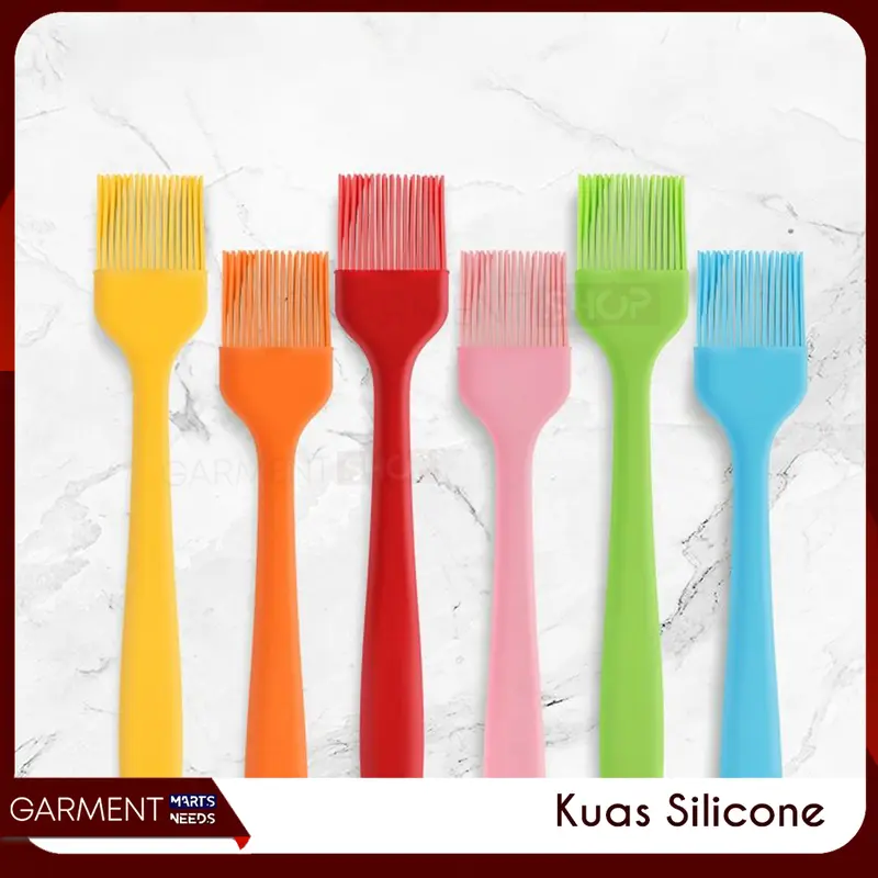 Spatula Masak Kuas Oles Silikon Baking Scraper Pengaduk Adonan Kue Tahan Panas 2