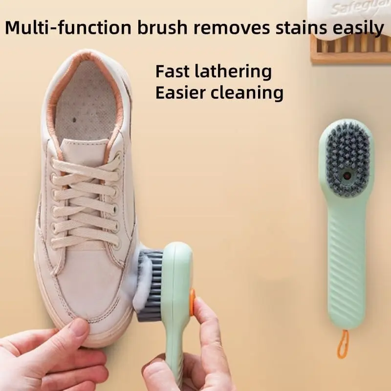 Bàn Chải Làm Sạch Đa Chức Năng, Có Hộp Đựng Xà Phòng, Bền Và Hiệu Quả, Một Người Trợ Giúp Tốt Để Làm Sạch Cả Nhà 7