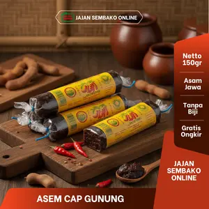Asem Jawa Tanpa Biji Cap Gunung  / Asam jawa Tanpa Biji Cap Gunung 150gr / Asam Jawa / Asem Madura