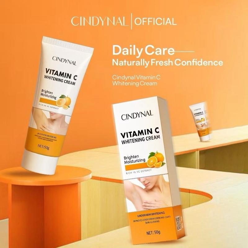 ￼CINDYNAL KRIM KETIAK CERAH VITAMIN C UNDERARM CREAM 50g – Perawatan Lipatan Ketiak Bantu Mencerahkan & Menghaluskan
