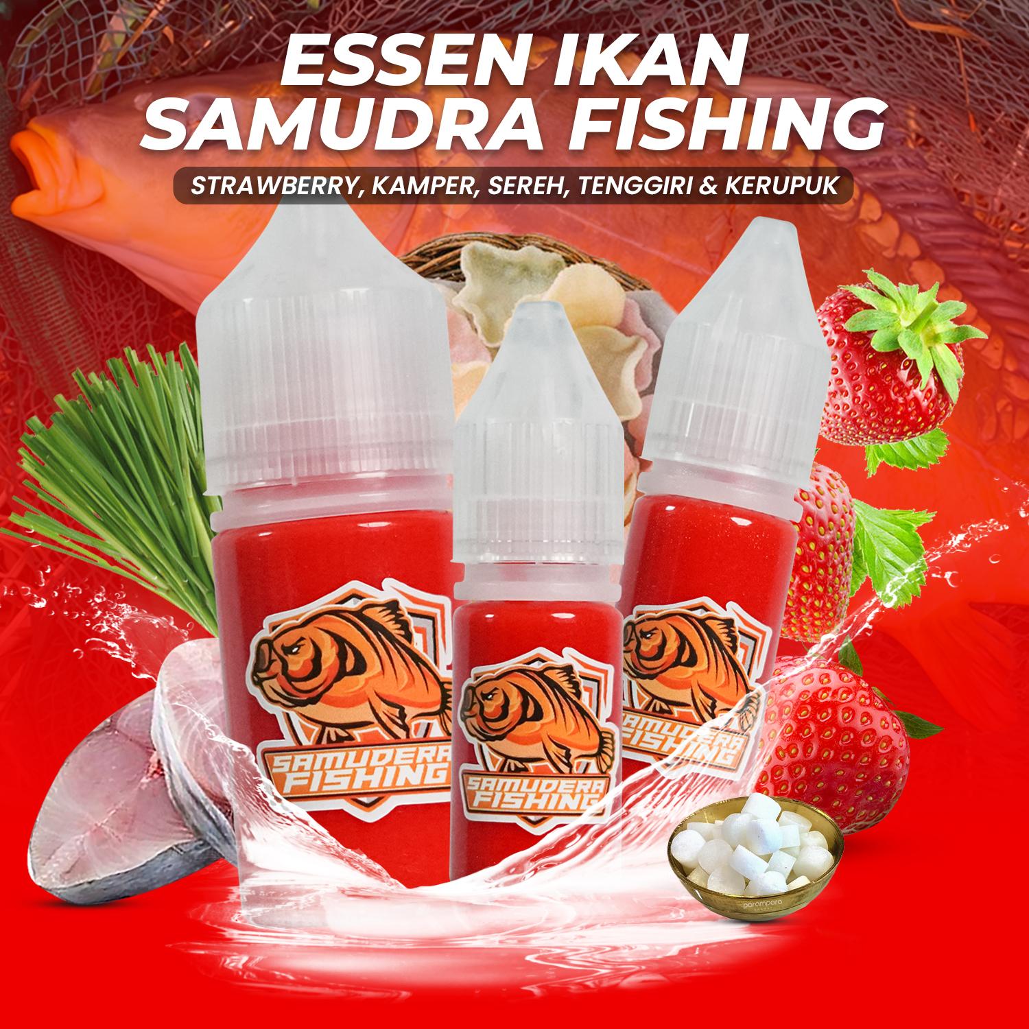 Essen Ikan Mas Aroma Strawberry Kamper Sereh