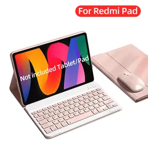 【No tablet】Magnetic Bluetooth Keyboard Case for Redmi Pad SE 11 inch for Redmi Pad 2 Redmi Pad  Pro Poco 12.1 2023 Pad 10.61 for xiaomi 6 pro 11 inch  for xiaomi 5 pro 11 inch for xiaomi 6S Pro 12.4in  in Xiaomi Tablet Cover case dan Casin Touch keyboard