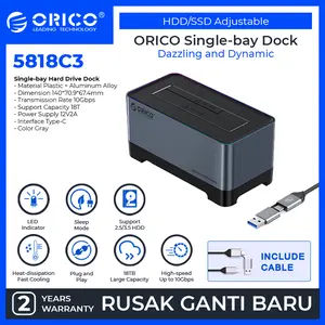 ORICO 2.5"/3.5" HDD/SSD Single Bay Docking - 5818C3
