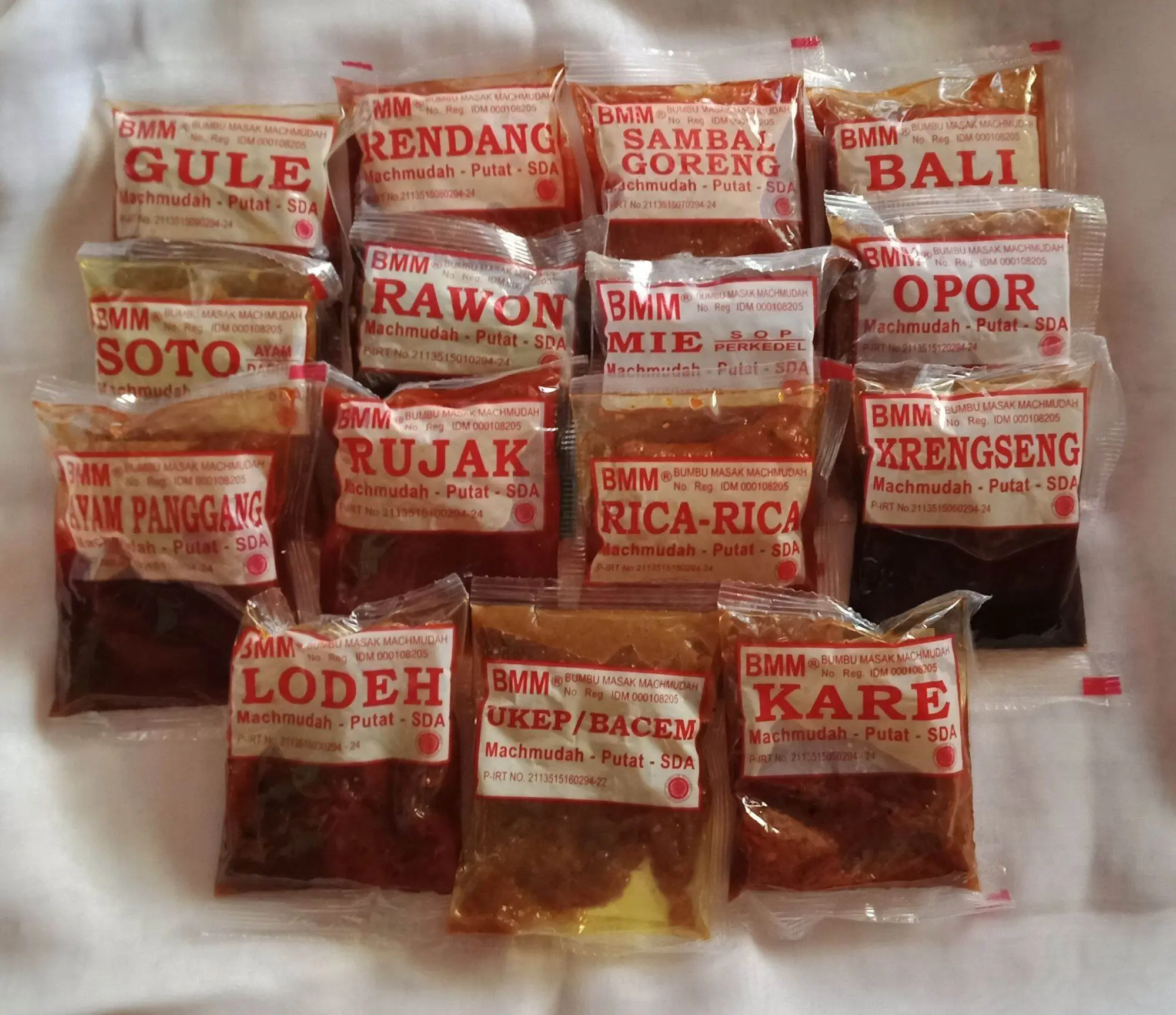 (10 pcs) BMM Machmudah Bumbu Masak Instant Masakan