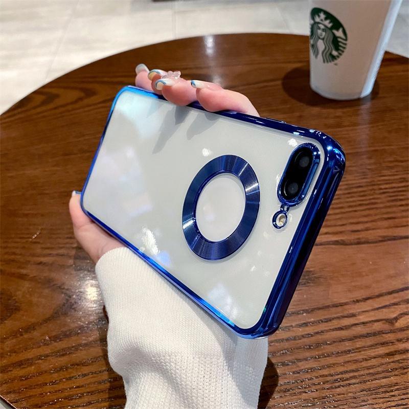 Ốp Điện Thoại, Ốp Lưng Mềm, Ốp Mạ Trong Suốt, Cạnh Thẳng Vuông, Có Bảo Vệ Ống Kính Máy Ảnh, Tương Thích Với iPhone 7, 8 Plus, se 2020, 2022, X, XR, XS MAX, ip8, Ốp