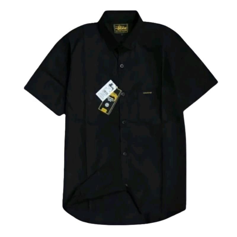 MENSWEAR KEMEJA POLOS PRIA LENGAN PENDEK WARNA LENGKAP BAHAN KATUN POOPLIN/SIZE M-XXXL/BB 35-95KG) 5