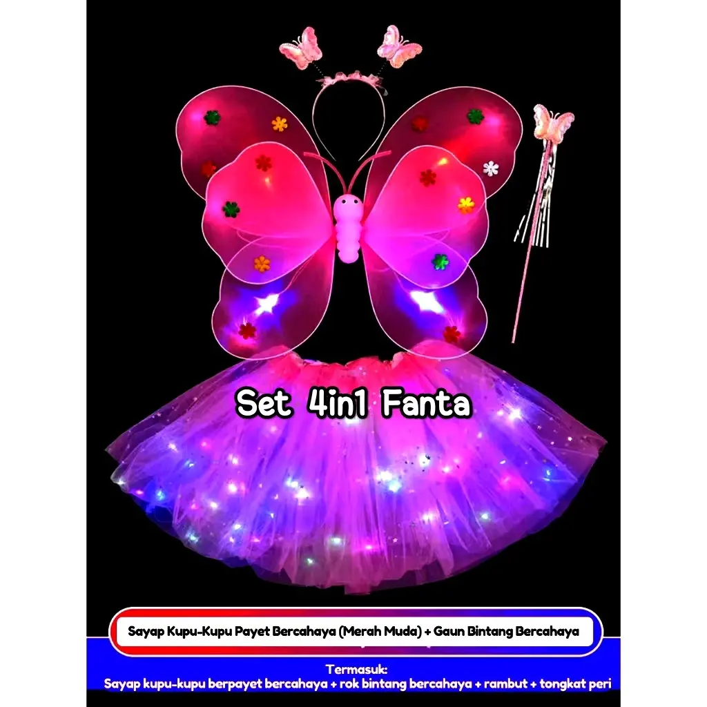 set 4in1 fanta tumpuk