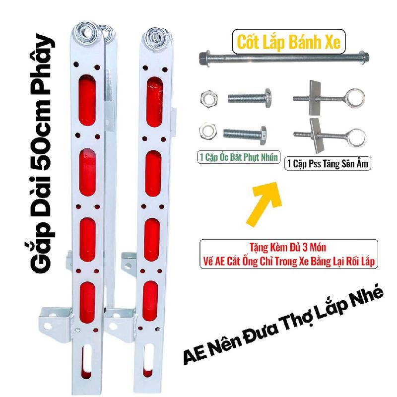 Gắp Phây Wave Nhỏ Dài 50cm Kèm Pass Tăng Sên & Ốc Bắt Phuôt Đầy Đủ Chất Liệu Cao Cấp Thiết Kế Hiện Đại Sang Trọng