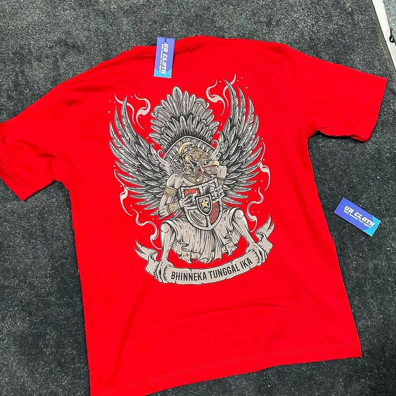Kaos Garuda Bhinneka Tunggal Ika GWK Cotton Combed 24s 2