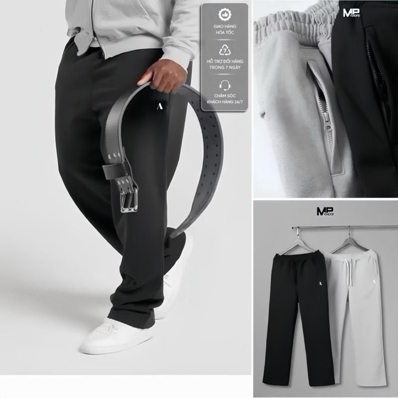  Quần Dài Nam Form Rộng 410gsm Hoạ Tiết Thêu Local Brand Vải Cao Cấp 2025 