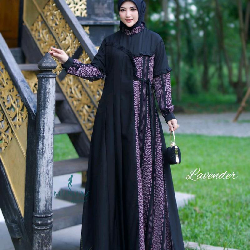 Terbaru Davina Abaya BLACK SERIES Ori Mumtaz, Abaya Terbaru Ori Mumtaz, Gamis Lebaran Best Seller 4