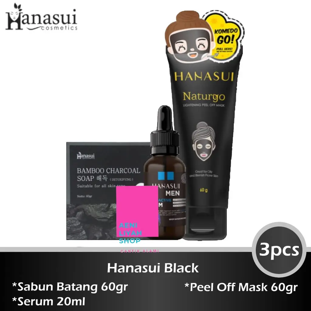 Hanasui Paket Perawatan Pria   Membersihkan Mencerahkan