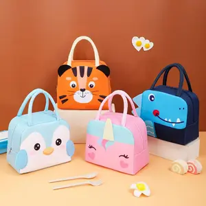 Lunch Bag Tas Bekal Makanan Cooler Bag Hampers Motif Animal Kartun Lucu