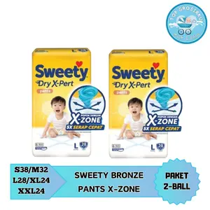 2-BALL SWEETY BRONZE PANTS S38/M32/L28/XL24/XXL24/karismagrosir