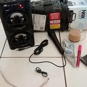 SPEAKER BLUETOOTH KARAOKE NIXNOX NX-801 & Nx-803 Free Microphone Speaker 3inc Speaker Fullbass