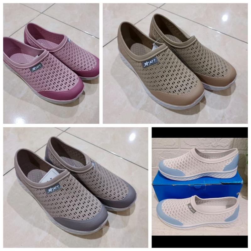 Product Introduction of Sepatu ATT MFS 160, sepatu Karet Wanita, sepatu jaring, putih kombinasi 8