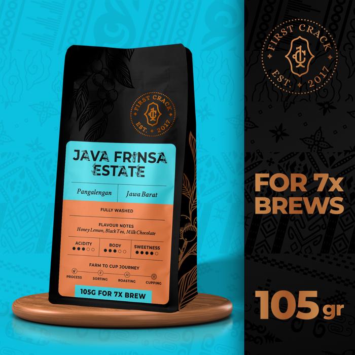 Gambar West Java Pangalengan 105GR - Single Origin Arabica Coffee - Biji Kopi / Bean dari First Crack Coffee Kota Administrasi Jakarta Utara Tokopedia