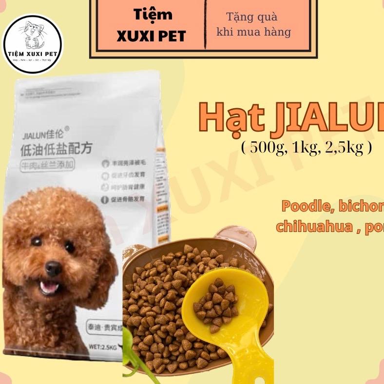 Hạt thức ăn cho chó JIALUN chuyên dụng cho Poodle và mọi giống chó.
