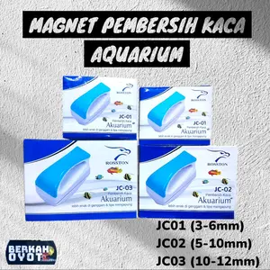 MAGNET PEMBERSIH KACA AQUARIUM ROSSTON JC 01 02 03 MURAH