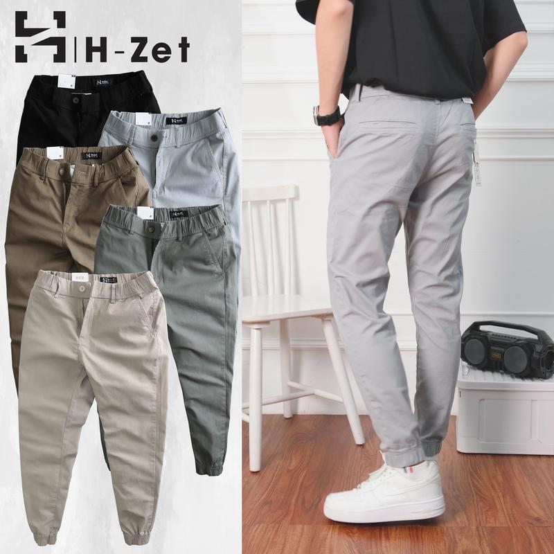 Quần jogger kaki nam H-ZET vải kaki cotton mềm mịn, lưng thun co giãn tiện lợi - JGKK02
