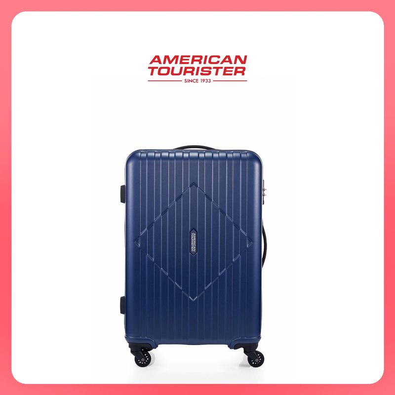 American Tourister Koper Hardcase Skytrac Medium 25 Inch - Navy 1