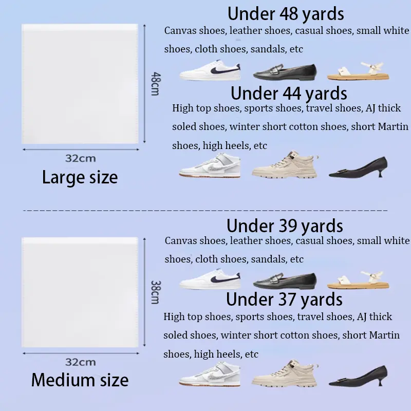 Debu Sepatu Menutupi Tas Penyimpanan Sepatu Tas Penyimpanan Tas Penyimpanan Kantong Debu 8