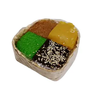 Dodol Mix 4 rasa khas Blitar (jenang original,jenang ketan hitam,wajik hijau pandan,wajik gula jawa)