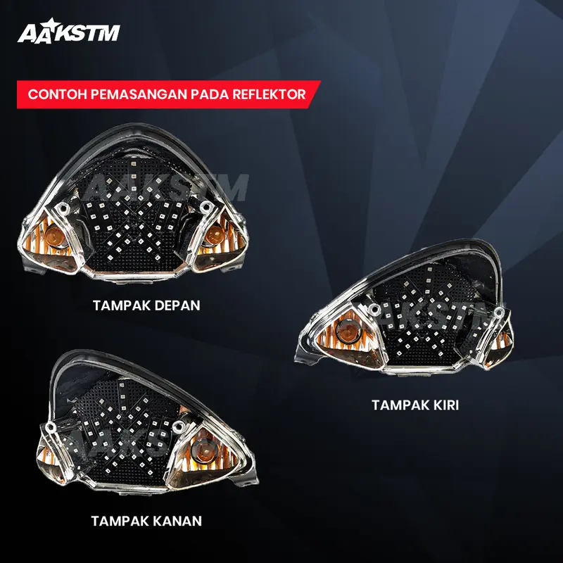 Lampu Rem LED Satria F 150 X Mode LED 8 10 Mode Running Lampu Belakang Variasi Modifikasi Motor 2