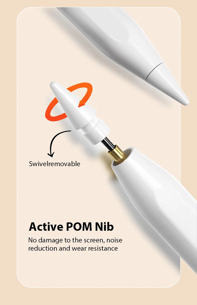 Product Introduction of For Apple Pencil For Ipad Pro Air Mini Universal Stylus Pen For Samsung Xiaomi Huawei Redmi Android 2024 Tablet Phone Touch Pens Accessories Computer Magnetic Smartphone 7
