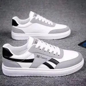 FHASHION sepatu pria Karen elgan Sneakers Casual Shoes Sport Putih Hitam Kasual Olahraga