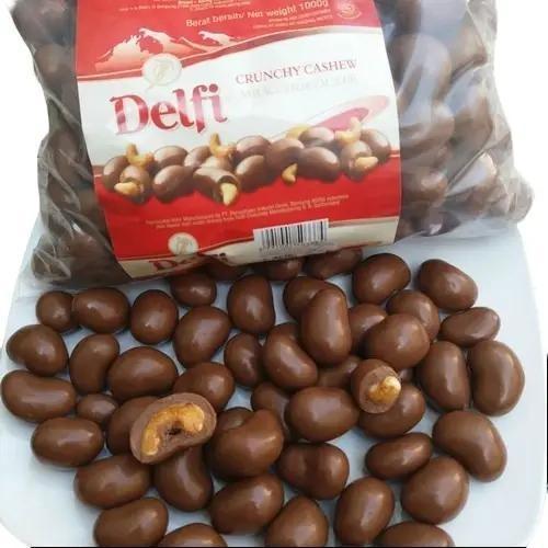 COKELAT DELFI ALMOND & MEDE 1KG Chocolate Kering Food Coklat Snacks Makanan Cemilan Susu 3