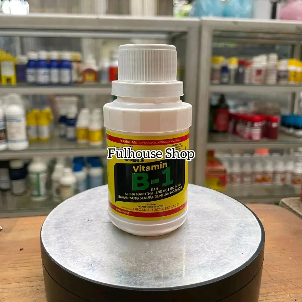 Pupuk Vitamin B1 Tanaman 100ml - Merangsang Pertumbuhan Akar & Mengurangi Stress Pemindahan Tanaman Segala Jenis