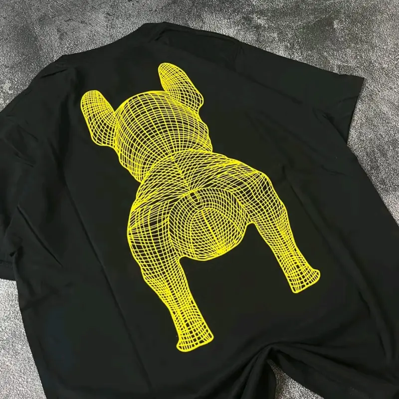 [ TERBARU ] Tshirt kaos Pria Bulldog Motif Sketsa Distro Premium Full Tag/Kaos Unisex Pria Wanita Dewasa/Atasan Premium Distro Nyaman Pendek Radog Model KOrea Oblong Sablon Bulat Keren Variasi Hitam Simple Katun Baju Distro Kaos Gambar Printing 4