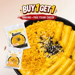 [BUY 1 GET 1] RABOKKI CHESSY + FREE TTEOKY CHESSY - HALAL MAKANAN KOREA INSTANT ZONANYAM