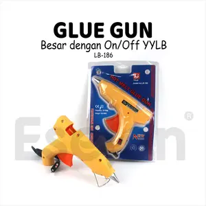 Glue gun BESAR LB-186 / Alat tembak lem bakar / Glue gun dengan ON/OFF