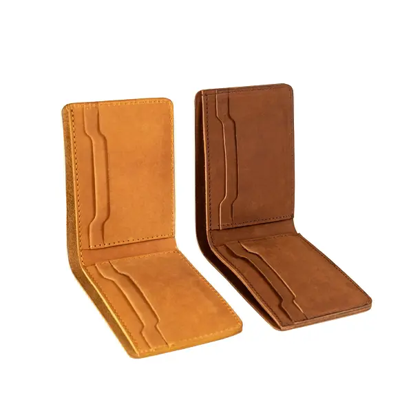 Dompet Pria DCJ New V2 Bahan Kulit Sapi Asli Desain Klasik Minimalis - Jayuwan Kreatif - Kartu, Hitam 8