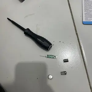 ALLEFIX Obeng Tespen Plus Dan Minus 165MM Alat Penguji Tegangan Listrik dengan Lampu Hijau dan Pengoperasian Kecerahan Tinggi - 6765