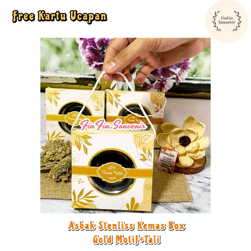 souvenir asbak Stenlis kemasan box motif 2