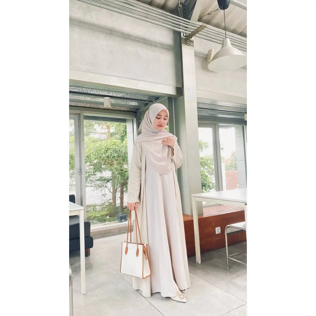 Famehara.id Luna Abaya Raya Series 2025 Sabrina & Linen Matshall Premium Terbaru Kekinian