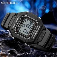 Gambar Jam Tangan Pria Digital Sport EL Backlight Tali Rubber Anti air SANDA 2156 - Green Army dari Sanda.idn Kota Administrasi Jakarta Barat 3 Tokopedia