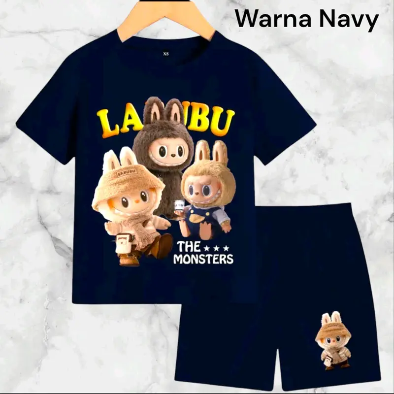 Setelan Baju Anak-Anak Labubu Terbaru - Banyak Warna DTF - Fashion Kids 8